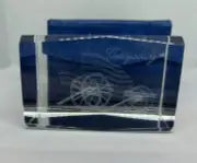 Crystal Laser Etched 3D Display Paperweight Gettysburg Cannon