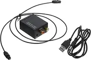 HEALSOPTHY Digital to Analog Audio Converter Usb Power Supply Cable Supports Pdif Easy Installation Converts Digital Signals to Audio
