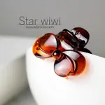 【STAR WIWI】甜美蝴蝶結造型抓夾《2入組》《琥珀棕色》 ( 髮飾 髮夾 鯊魚夾 )