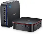 Blackview MP60 Mini PC Intel Twin Lake N150 (Upgraded N100) Mini Computer, 16GB DDR4 512GB SSD, Mini Desktop Computers Support 4K Dual HDMI Display/Dual WiFi/BT4.2/USB3.2/Home/Office