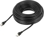 uxcell Cat 8 Ethernet Cable 82ft, 26AWG 40Gbps 2000Mhz High Speed Cat8 LAN Network Patch Cord with Gold Plated RJ45 Connector for Gaming, Router, Modem, PC