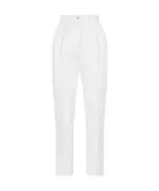 Dolce Gabbana Brocade Cigarette Pants IT40,IT44 white