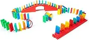 Bulk Dominoes 68 pcs Kinetic Dominoes Large PRO-Scale Stacking Building Toppling Chain Reaction Dominoes Set for Kids and Creators
