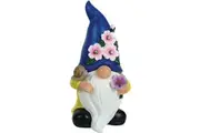Mirabella Solar Garden Gnomes With Yellow Hat Each