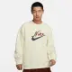 【NIKE 耐吉】厚磅 寬鬆 休閒長袖上衣 帽T_男_米黃_AS M NSW GIFTING FLC FT GCEL(FV9513113)