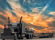 1/64 DCP PETERBILT 389 & FONTAINE MAGNITUDE LOWBOY TRAILER