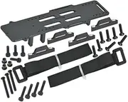 Aluminium 7075 Large Capacity Battery Compartment with ESC and Receiving Bracket for Losi 1/18 Mini LMT 4X4 Brushed Monster Truck RTR-LOS01026 Upgrades - Black