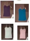 NWT American Eagle Outfitters CAMPUS LAYERING TANK with shelf bra 4 color choice