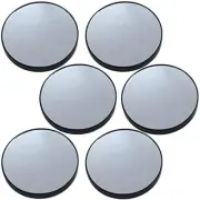 Iconikal 10x Magnification Mirror with Suction Cups, 3 Inch (6 Count), Black
