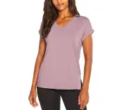 Banana Republic Ladies V Neck Top Mauve Shadows, Sz Small