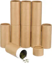 Hohopeti 40 Pcs Essential Oil Bottle Paper Tube Box Cardboard Tubes Cylinder ...