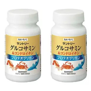 【Suntory 三得利】固力伸 葡萄糖胺+鯊魚軟骨2罐(共360錠)