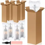 Tenceur 15 Sets Wine Shipping Box, Include Wine Boxes Protector Bags and Pump...