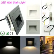 LED Wall Recessed Stair Step Hall Lamp Corner Outdoor Lighting 85-265V Wholesale