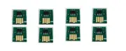 8 x NEW COMPATIBLE KIARO KIARO! 200 QL-120 INK REFILL CHIP C-Y-M-K