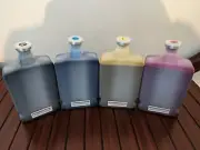 COMPATIBLE MAX ECO SOLVENT INK REFILL FOR ROLAND PRINTERS (2000ML) CYMK