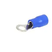 Aerpro 4.3Mm O Ring Terminal Blue - 100 Pieces, APR43B