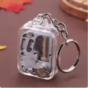 1PC Music Box Movement Play Set Mechanical Metal Music Boxes Clockwork Keychain