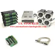 US Ship 4 Axis Nema 23 Stepper Motor 282 oz.in 3.0A & Driver KL-5042E CNC Kit