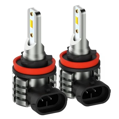 AUXITO Switchback H11 H8 White Yellow LED Fog Light CSP Bulbs Dual Color 4000LM (for: Honda)