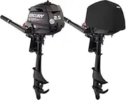 Oceansouth Outboard Motor Half Cover for Mercury (Mercury 4 Stroke 1 CYL 85CC 2.5HP 3.5HP Storage Cover (2007>), Outboard Motor Half Cover for Mercury)