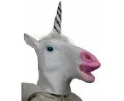 Unicorn Latex Costume Mask