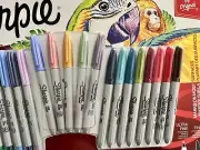 NEW Sharpie Permanent Markers Fine & Ultra Fine Point Assorted Colors 21 Count