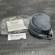 Travelrest I-Lene Travel Pillow Head Rest Airplane Sleep Memory Foam (Grey)