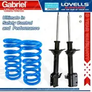 2 Rear STD Gabriel Ultra Strut Shocks + Lovells Springs for Subaru Forester SF5 (for: Subaru)