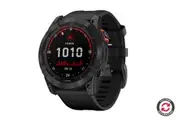 Refurbished Garmin fenix 7X Solar, Slate Grey with Black Band, GPS Smart Sports Watch