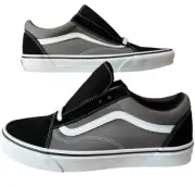Vans Old Skool Off The Wall Black Pewter Casual Shoes Sneakers - Men’s 10 - NEW