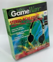 Andrea Game Ware STEREO PC HEADSET - PC CD, 1995 - SEALED BIG BOX