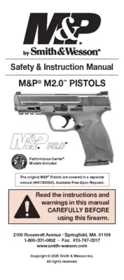 Smith & Wesson M&P M2.0 Pistol Manual: Coil Bound Color Copy