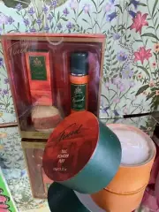 VINTAGE TWEED GIFT SET 15ML PARFUM WOMEN PERFUME FRAGRANCE RARE Plus Powder