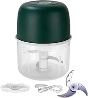 Electric Garlic Chopper | Rechargeable Vegetable Chopper Blender | Wireless Electric Portable Automatic Multifunctional Processor For Kitchen Baby Vegetable Onion Food Ginger Cooking