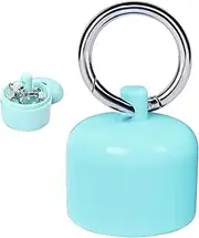 [WILLAB] Small Travel Jewellery Box, Waterproof Keychain Ring Holder Necklace Storage Case, Portable Keyring Ring Holders For Jewelry, Earrings, Rings, Pills