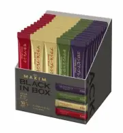 AGF Maxim Black In Box Instant Black Coffee Assorted 50 Sticks Blend Japan f/s