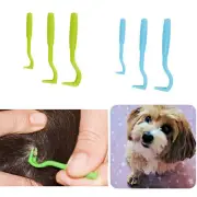 3x Tick Removal Tool Scratching Remover Tool Picker Pet Dog Cat Tick Remover