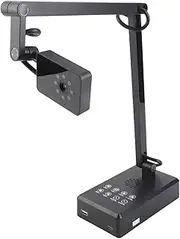 Adjustable Angle Document Webcam, 4K USB Document Camera with 16MP Resolution, Great for Live Demonstrations, Remote Learning, and Virtual Meetings