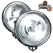 BMW MINI R50 R53 MK1 COOPER WORKS SPOTLIGHTS DRIVING LAMPS PAIR CHROME (for: Mini)