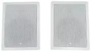 Pair JBL CONTROL 128 W 8" 2-Way In-Wall Speakers For Home/Restaurant/Bar/Cafe