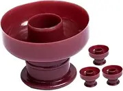 VINTORKY Flower Shape Donut Mold Round Cake Pan Alternative Plastic Cake Making Mold for Diy
