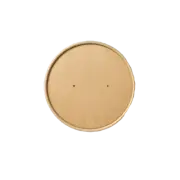 Kraft Paper Food Bowl Lids (Fits 8/12/16oz) (500pcs/ctn)