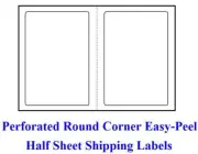 600 Self Adhesive Round Corner Shipping Labels 8.5 x 5.5 Half Sheet eBay UPS
