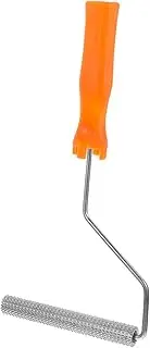 ETHZZLE Bubble Remove Tool Spiked Roller for Self Leveling Screed Durable Nail Roller Brush for Efficient Defoaming Various Surfaces Lightweight and Easy to Use Random Color