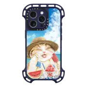 iPhone 16 Pro Ultra Bounce Case MagSafe Compatible Vacation cat