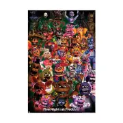 Poster Five Nights at Freddy’s Ultimate Group - Freddy, Chica, Foxy, Bonnie