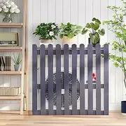 Wooden Patio Pool Equipment Enclosure,Ventilation Air Conditioning Cover for Outside,Privacy Fence Panels,Garden air Conditioner Fence,Trash can Fence Decorate,Can be Used for Plant Display Stands. (
