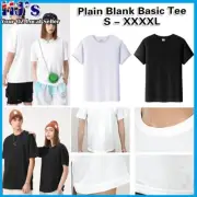 Men's Plain Blank Premium Plain T-shirt Basic Tee Short Sleeve Top Casual New AU