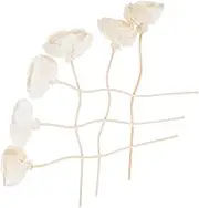 Gatuida 8Pcs Rattan Aroma Diffuser Sticks with Flower Natural Fragrance Replacement for Home Kitchen Bedroom for Creating Relaxing Scents